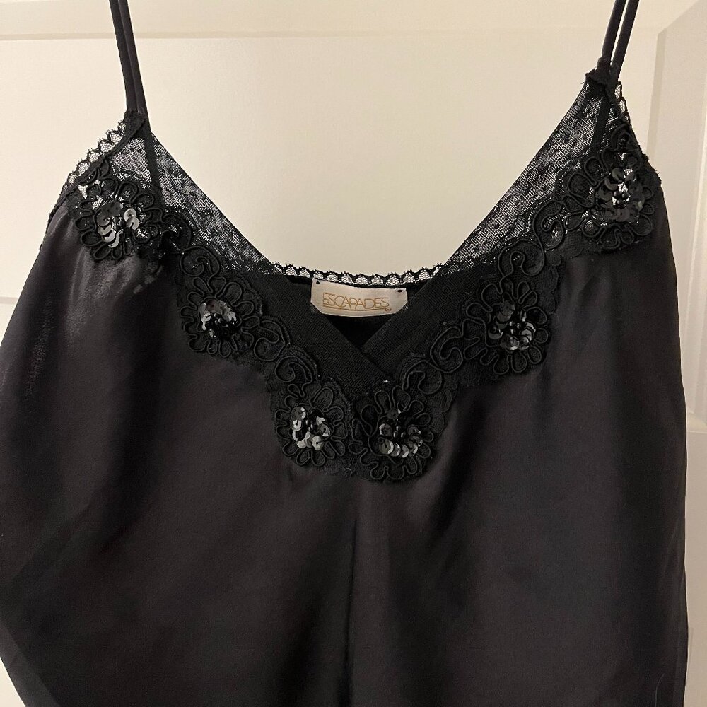 Pretty Black Camisole - Size Medium